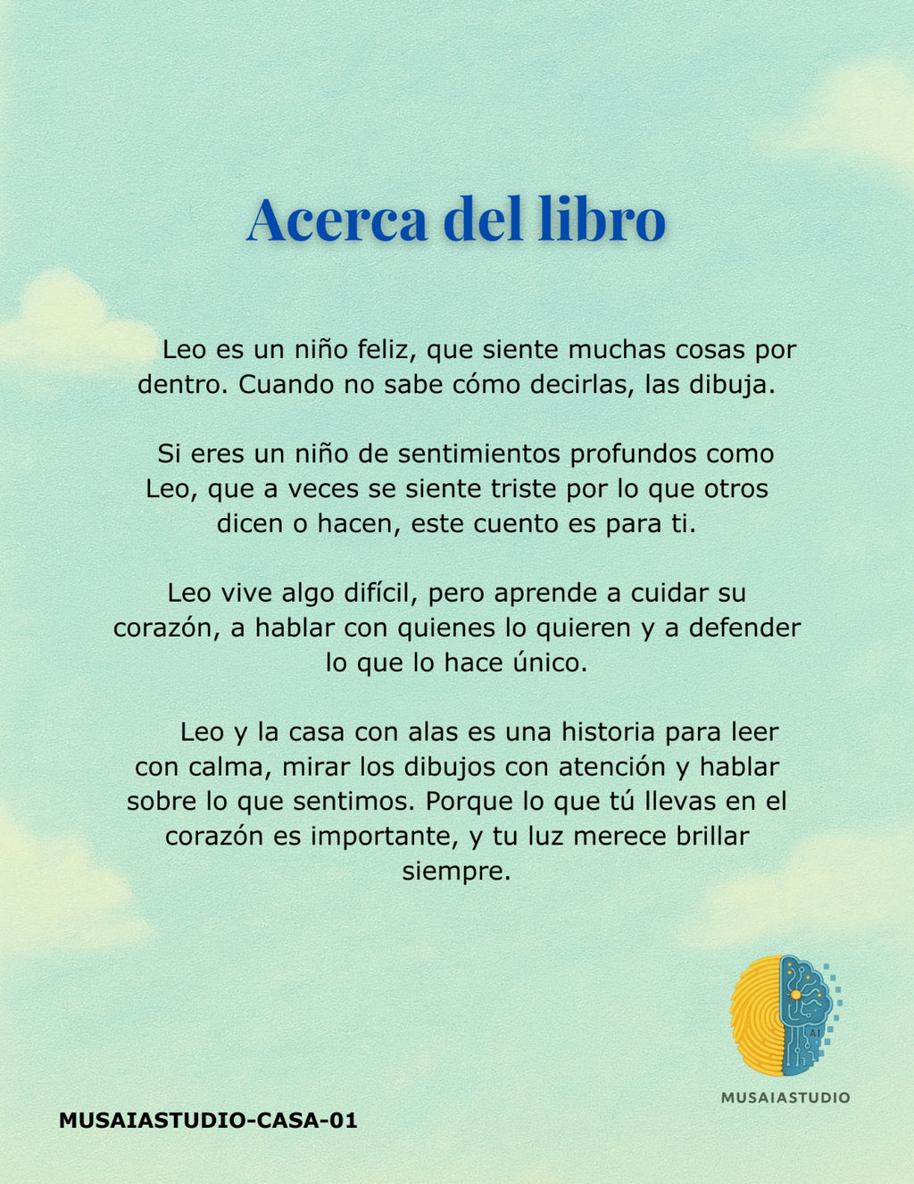 🏡 Leo y la Casa con Alas: Cuento Digital para Fomentar el Respeto y la Autoestima